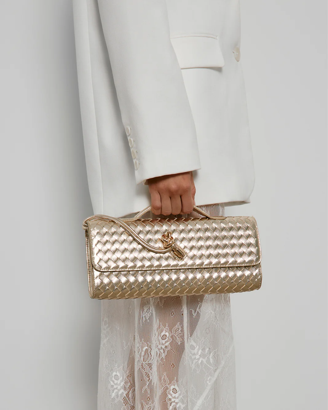 ALICE CLUTCH BAG - GOLD METALLIC - Image 4