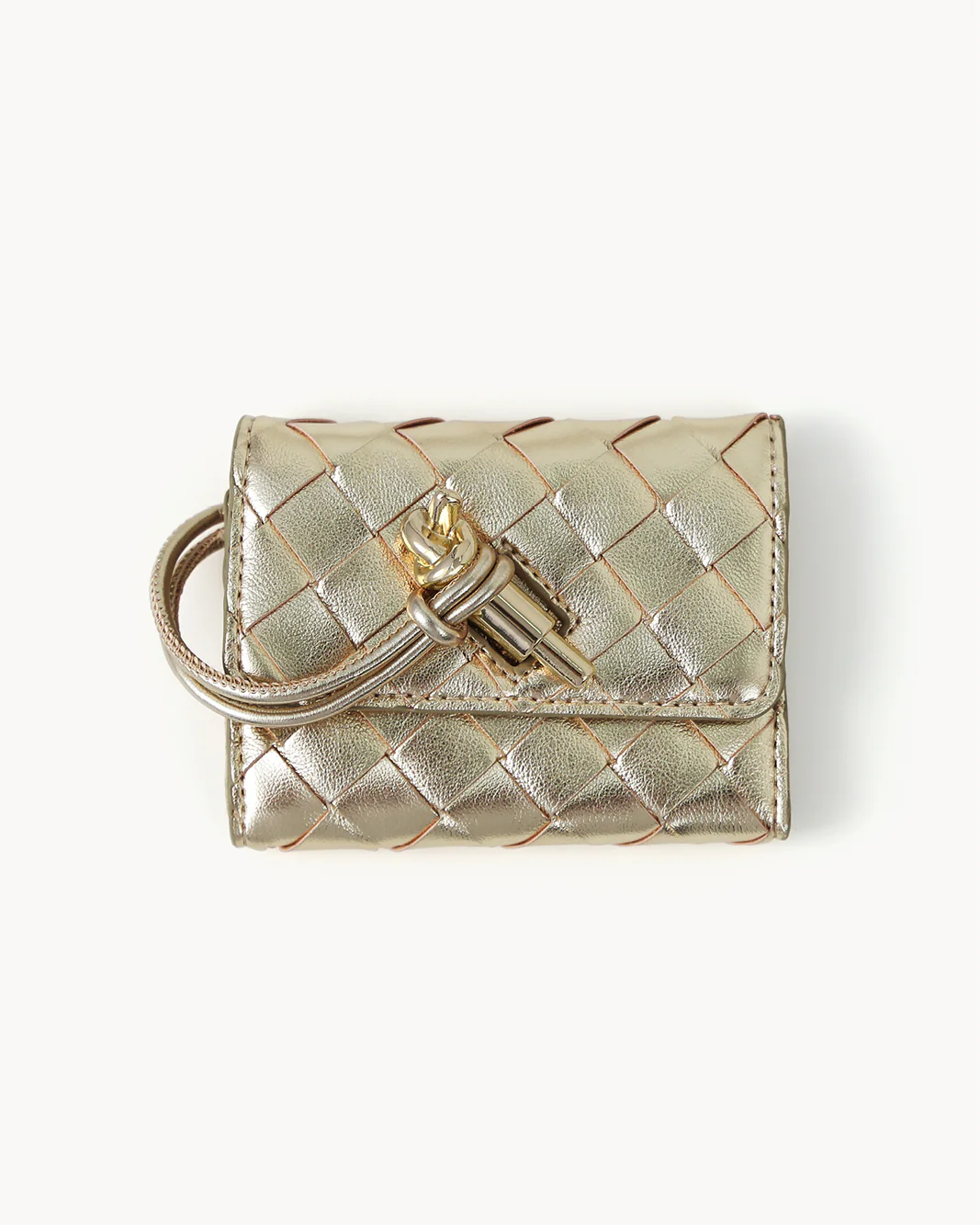 ALICE WALLET - GOLD METALLIC