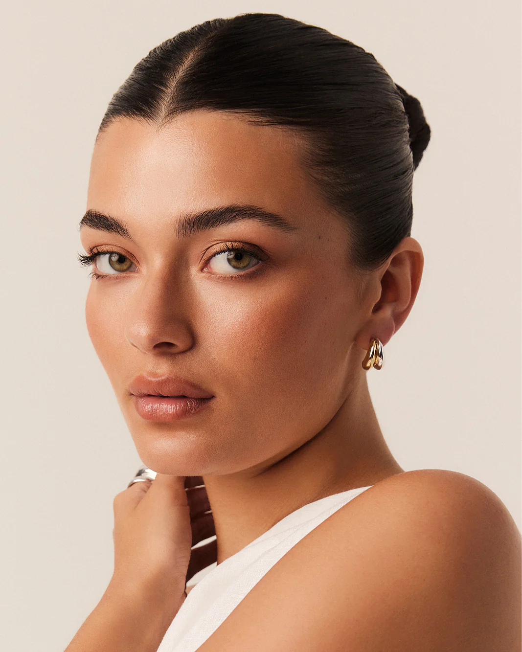 ELARA EARRINGS - GOLD PLATED 18K-STERLING SILVER - Image 3