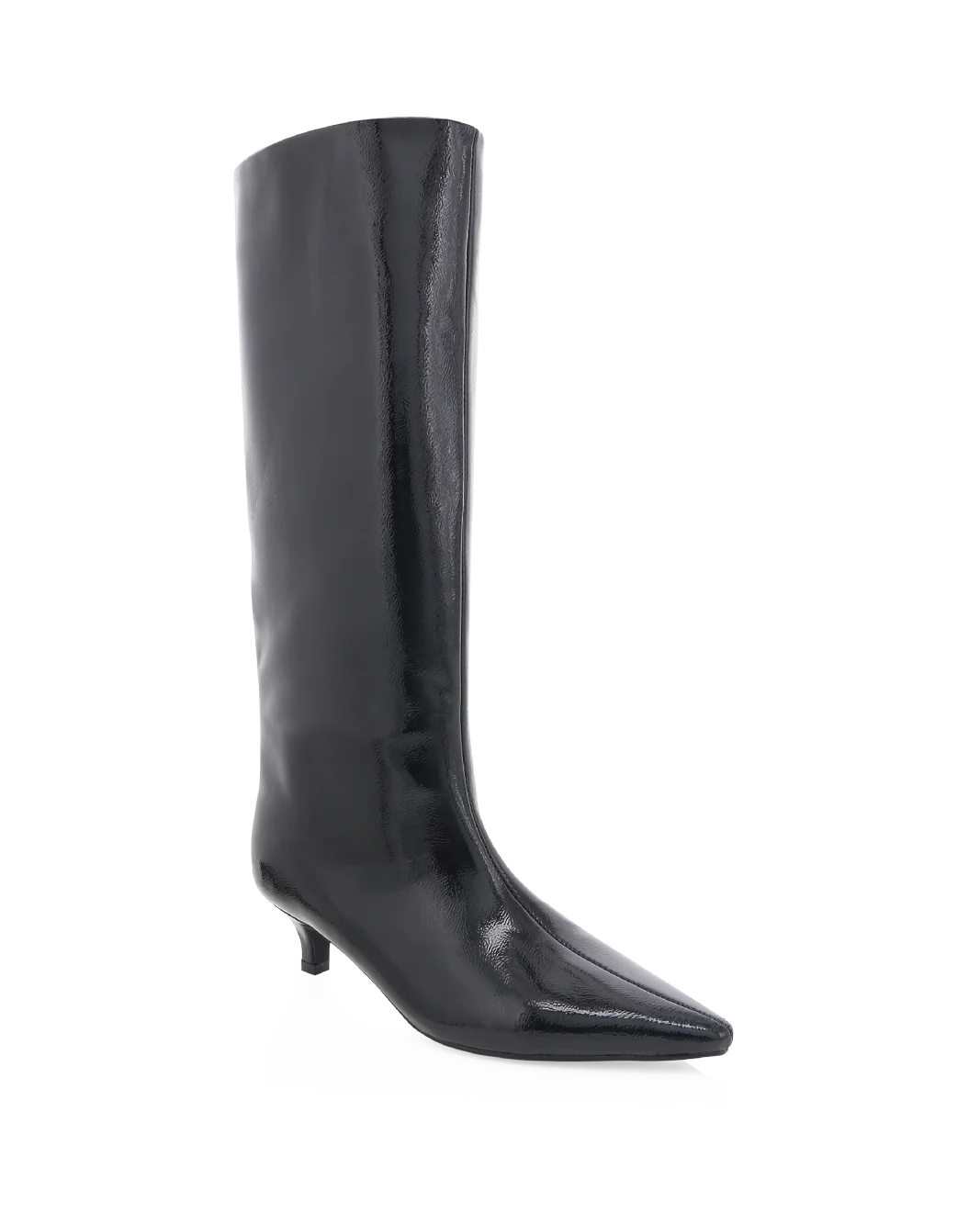ELSPETH - BLACK CRINKLE PATENT - Image 6