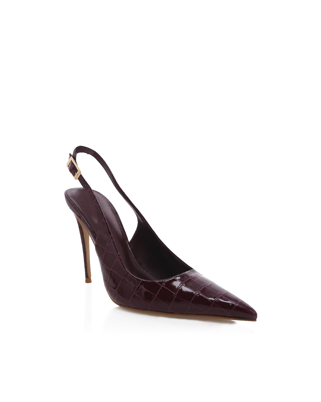 GIOVINA - DARK CHERRY PATENT CROC - Image 4