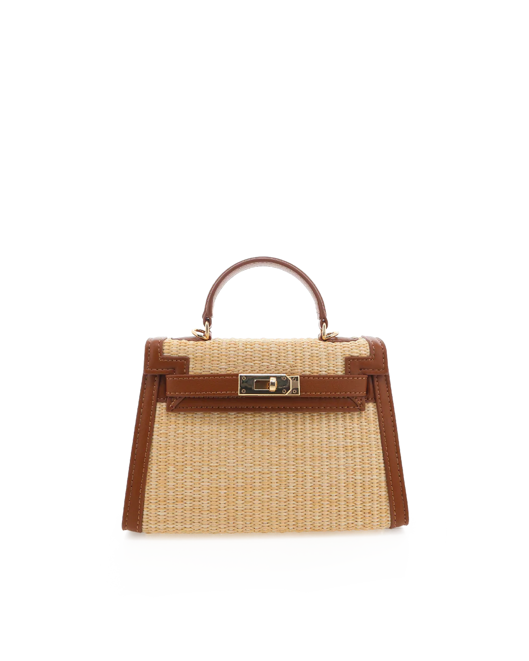 HARIETTE RAFFIA HANDLE BAG - NATURAL RAFFIA-TAN - Image 4