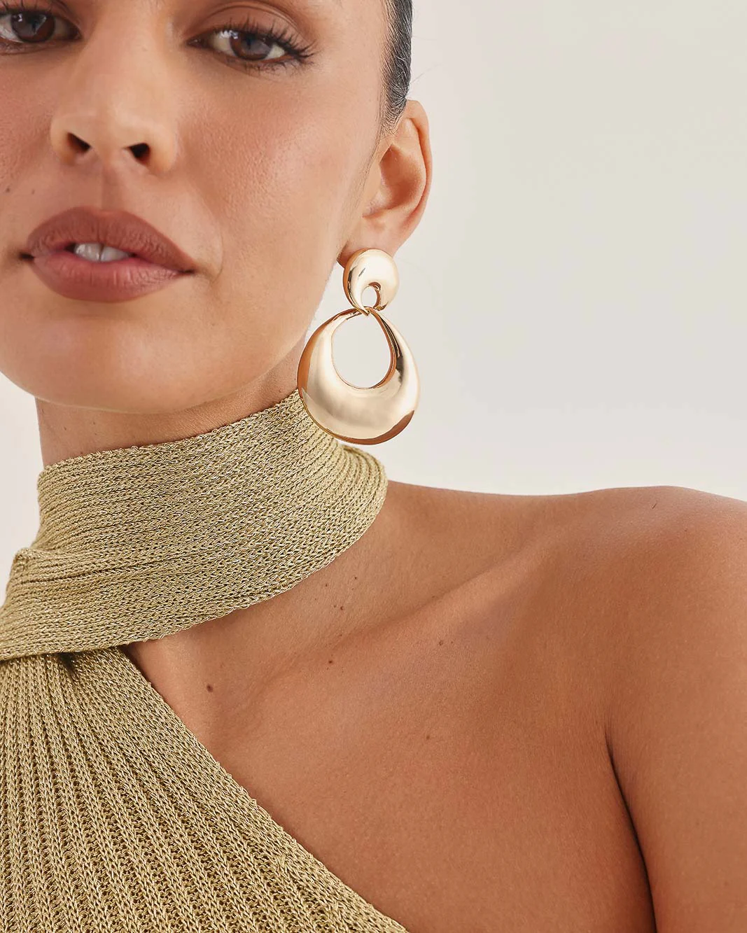 HAZEL EARRINGS - GOLD - Image 3