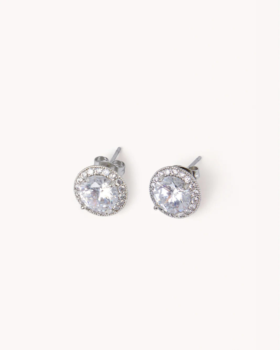 IMMY EARRINGS - SILVER-DIAMANTE - Image 4
