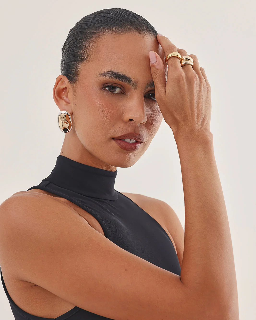 JESSICA EARRINGS - GOLD-SILVER