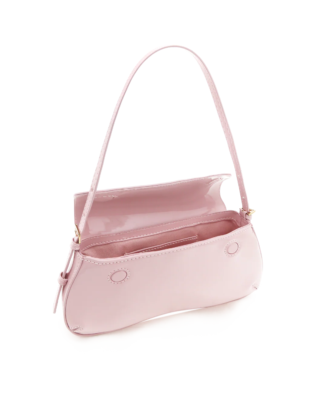 SABELLA SHOULDER BAG - BALLET PINK PATENT-GOLD - Image 5